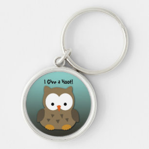 Porte-clés Cute Owl Porte - clé Avec Texte Personnalisé