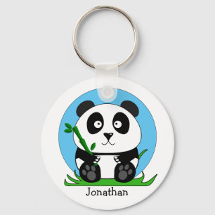 Porte-clés Cute Panda Personalized