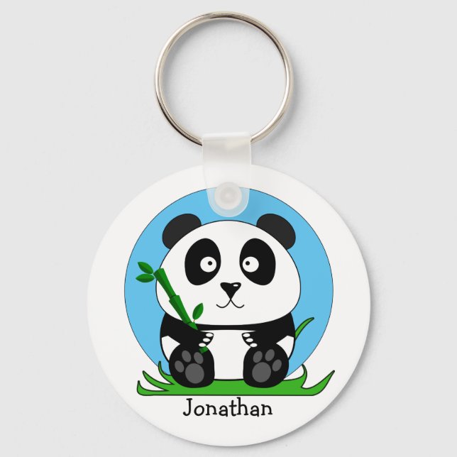 Porte-clés Cute Panda Personalized (Recto)
