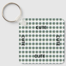 CUTE_ PORTE - CLÉ NOIR ET VERT