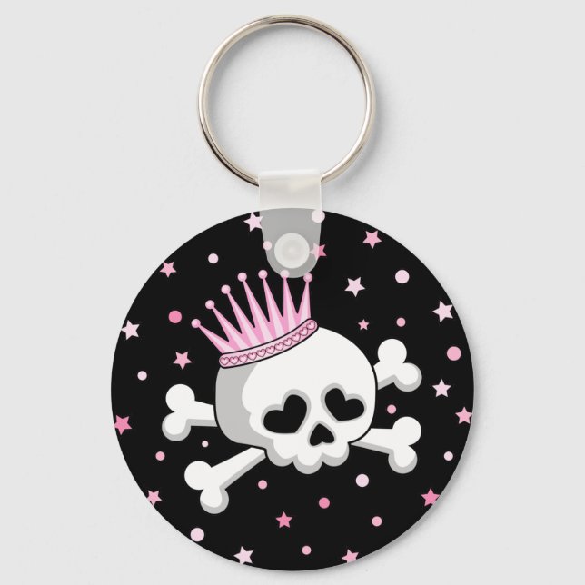 Porte-clés Cute Princess Skull (Recto)