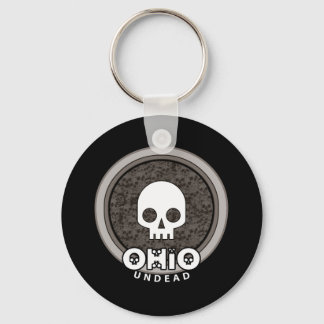 Porte-clés Cute Punk Crâne Ohio Porte - clé foncé