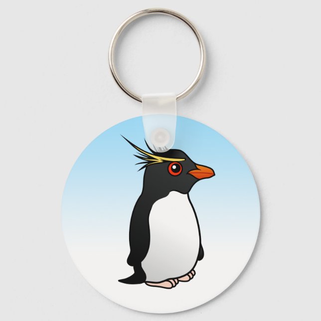 Porte-clés Cute Rockhopper Penguin (Recto)