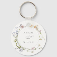 Cute Rustique Jaune Pré Floral Mariage Wreath