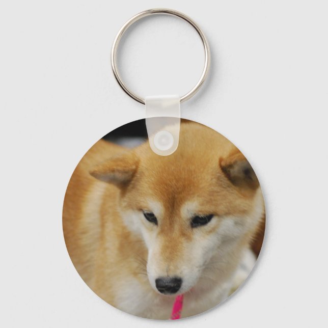 Porte-clés Cute Shiba Inu Keychain (Recto)