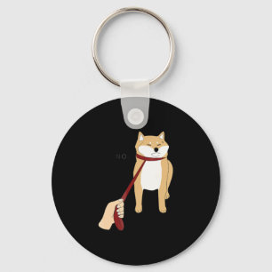 Porte-clés Cute shiba inu   Nope chien drôle design