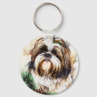 Porte-clés Cute Shih Tzu