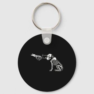 Porte-clés Cute Squelette Main Boop Chien Drôle Halloween 1