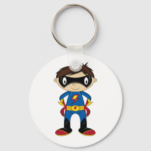 Porte-clés Cute Superhero Boy