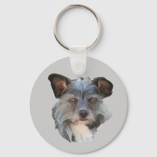Porte-clés Cute Terrier Mixed Breed Mutt Dog Keychain