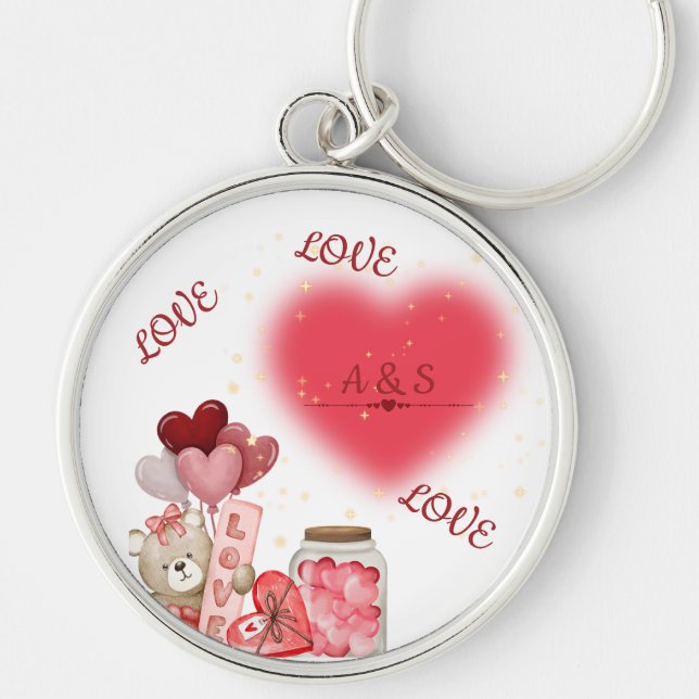 Porte-clés Cute Valentine Keychain (Devant)