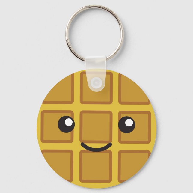 Porte-clés Cute Waffle (Recto)