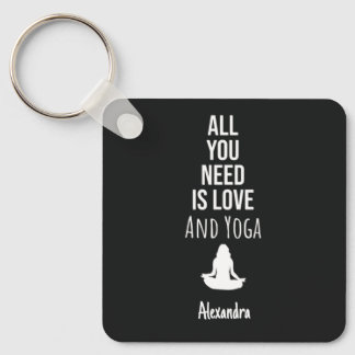 Porte-clés Cute Yoga Gifts For Yogi Lover Personalized