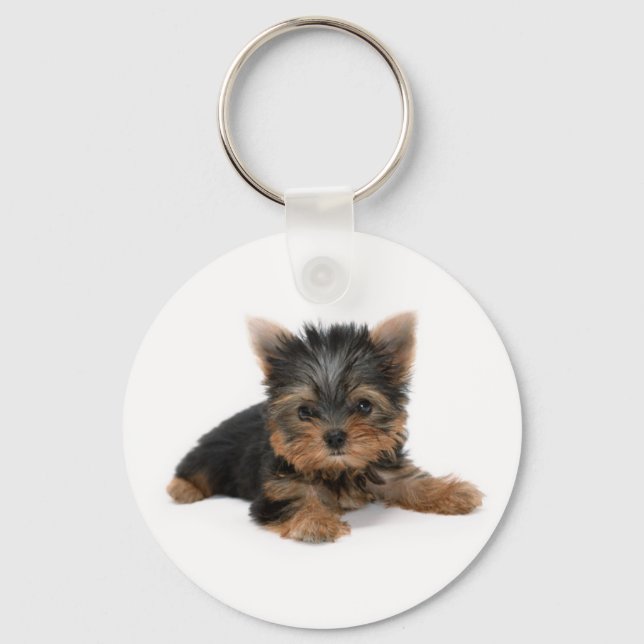 Porte-clés Cute Yorkshire Terrier Puppy (Recto)