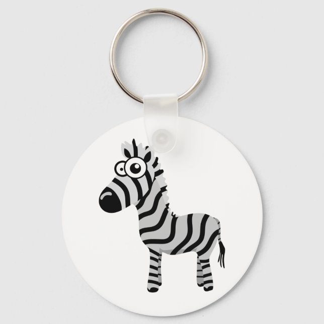 Porte-clés Cute zebra (Recto)