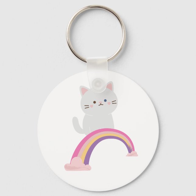 Porte-clés Cutie Kitten Chat (Recto)