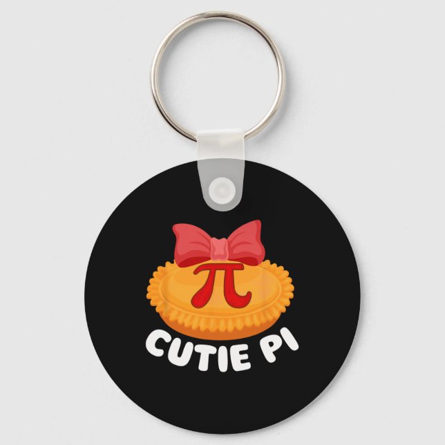 Porte-clés Cutie Pi - Jour de Pi Amateur de Mathématiques Sym (Recto)