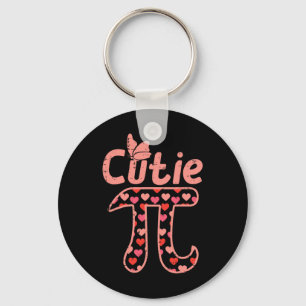 Porte-clés Cutie Pie Hearts Cute Pi Day Symbole Math Pun Geek
