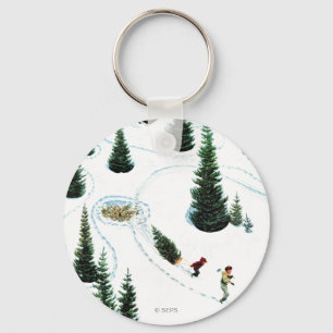 Porte-clés Cutting Down the Tree