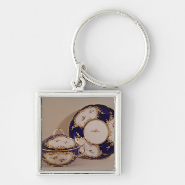 Porte-clés Cuvette de Vincennes et support, c.1745 (Devant)