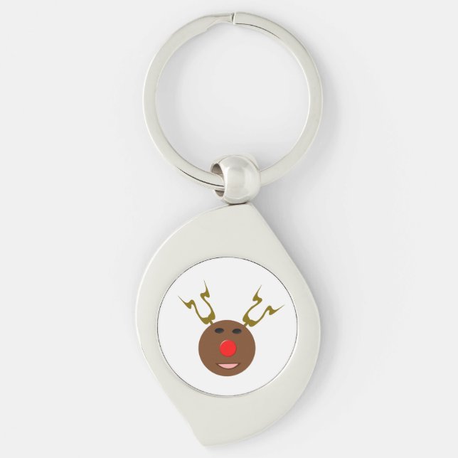 Porte-clés Cyber Porte - clé de rennes de Noël (Devant)
