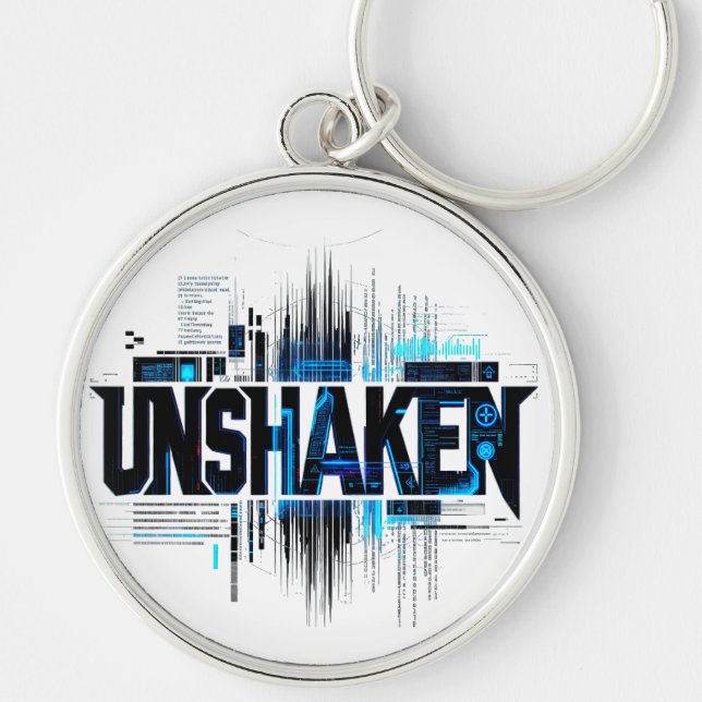 Porte-clés Cyberpunk INEBRANLABLE (Devant)