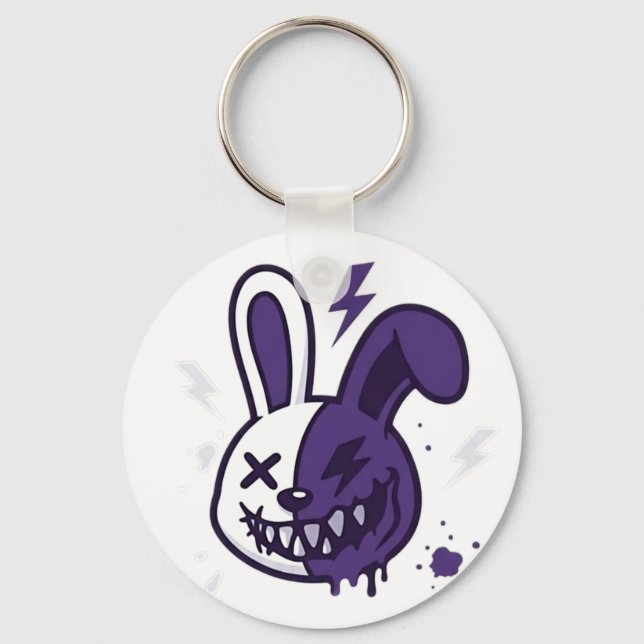 Porte-clés Cyberpunk Rabbit Graphic - Energy Without Limits S (Recto)