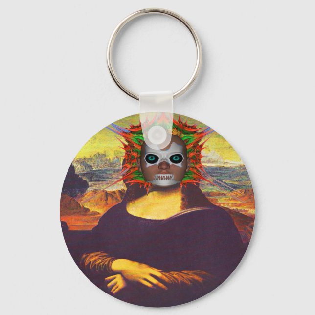 Porte-clés Cyborg Mona Lisa (Recto)
