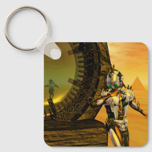 Porte-clés CYBORG TITAN DANS LE DÉSERT DE L'HYPERION Science-