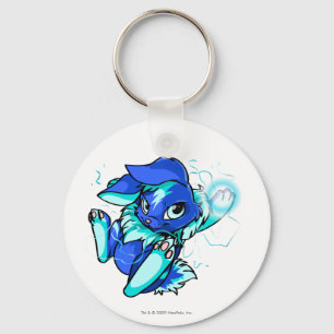 Porte-clés Cybunny jaune avec étoiles