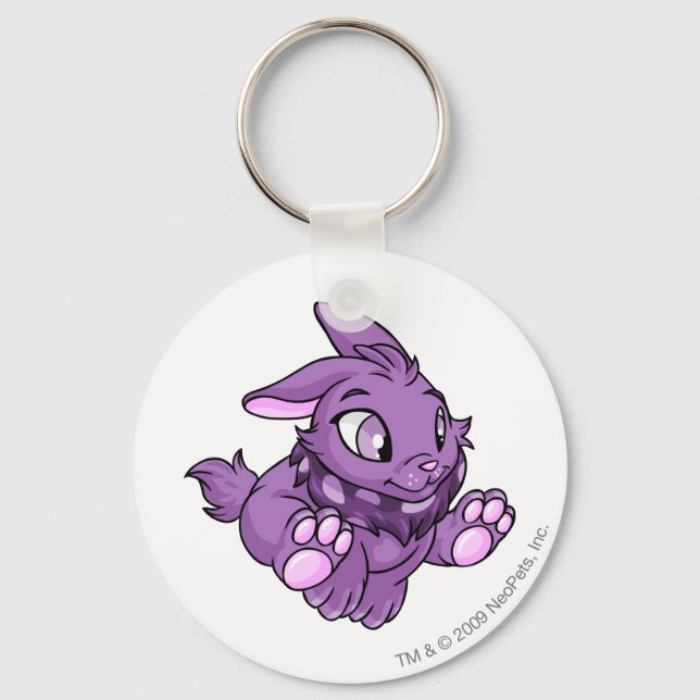 Porte-clés Cybunny pourpre (Recto)