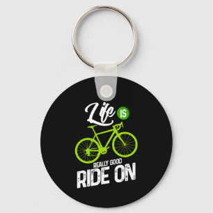 Porte-clés Cyclisme - La Vie Est Vraiment Une Bonne Promenade