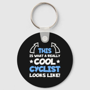 Porte-clés Cycliste cool vélo de montagne cycliste cyclisme v