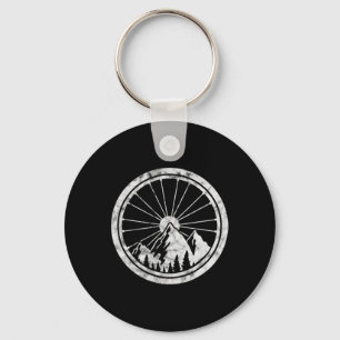 Porte-clés Cycliste de vélo tout terrain VTT roue cyclisme bi