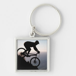Porte-clés Cycliste de VTT. Lions Head, Le Cap