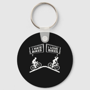 Porte-clés Cycliste I Love Bikes