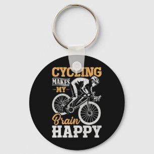 Porte-clés Cycliste passionné de vélo tout terrain Vélo de ro