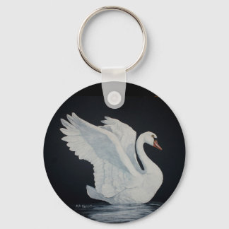 Porte-clés Cygne blanc