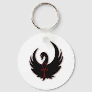 Porte-clés Cygne noir avec Ankh