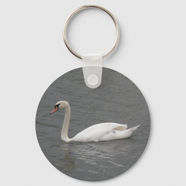 Porte-clés Cygnes sur le Porte - clé fluvial (Recto)