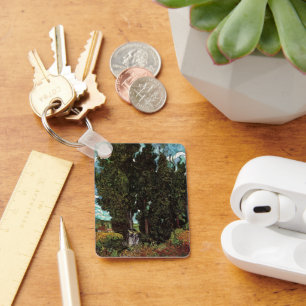 Porte-clés Cyprès avec personnages de femmes de Vincent van G