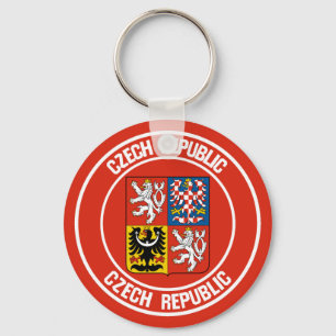 Porte-clés Czech Republic Round Emblem