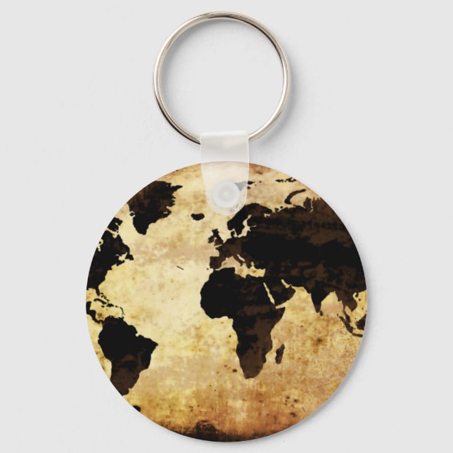 Porte-clés d-world map (Recto)