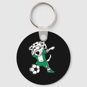 Porte-clés Dab Dalmatien Nigeria Supporters de Football Maill