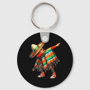 Porte-clés Dab Dance Dabbing Mexicaine Poncho Cinco De Mayo H