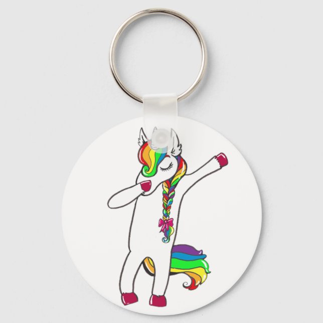 Porte-clés Dab licorne (Recto)