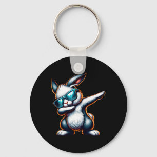Porte-clés Dabbing Bunny Funny Bunny de Pâques