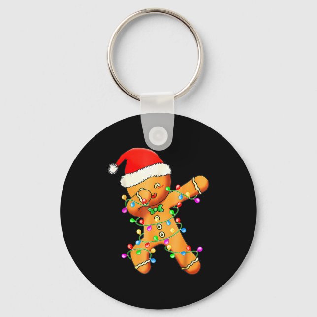 Porte-clés Dabbing Gingerbread Christmas  (Recto)