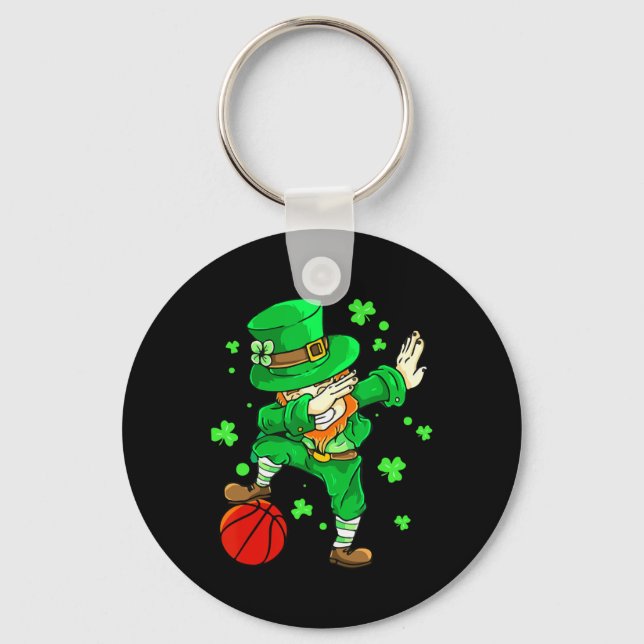Porte-clés Dabbing Leprechaun Jour de la Saint Patrick Garçon (Recto)