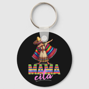 Porte-clés Dabbing Mexican Poncho Sombrero Cinco De Mayo Mama